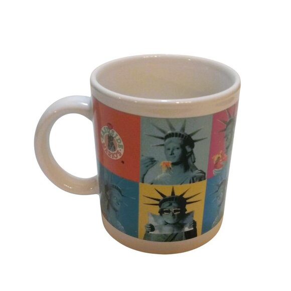 Vintage 90's Mother Parkers East Side Marios Lady Liberty Mugs-Set Of 3 - Picture 3 of 12